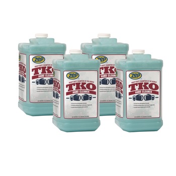 Zep Commercial R54824 1 gal. Bottle TKO Hand Cleaner - Lemon Lime Scent (4/Carton)