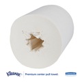 Perforated Roll & Hand Towels | Kleenex 01320 8 in. x 15 in. 1-Ply Premiere Perforated Center-Pull Towels - White (4 Rolls/Carton) image number 1