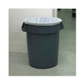 High-Density Trash Bags | Boardwalk V6638HNKR01 33 Gallon 14 mic 33 in. x 38 in. Perforated Roll High-Density Can Liners - Natural (25 Bags/Roll, 10 Rolls/Carton) image number 6