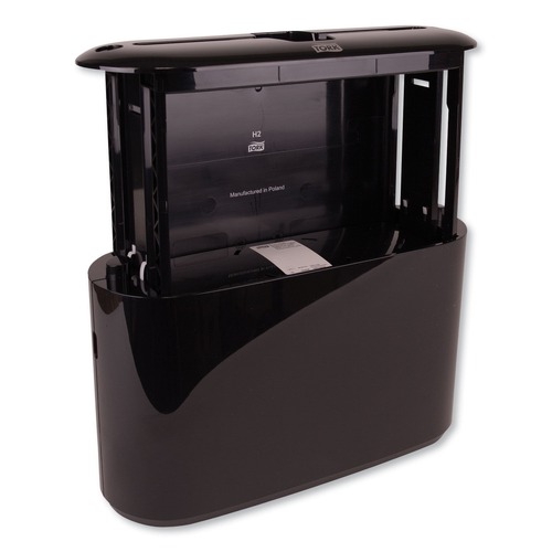 Towel Dispensers | Tork 302028 Xpress 12.68 x 4.56 x 7.92 Countertop Towel Dispenser - Black image number 0