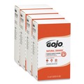Soap Refills | GOJO Industries 7255-04 2000 mL NATURAL ORANGE Pumice Hand Cleaner Refill - Citrus Scent (4/Carton) image number 0