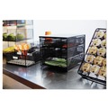 Condiment Organizers | Safco 3275BL 11.5 in. x 8.25 in. x 8.25 in. 7 Compartments 3 Drawer Hospitality Organizer - Black image number 6