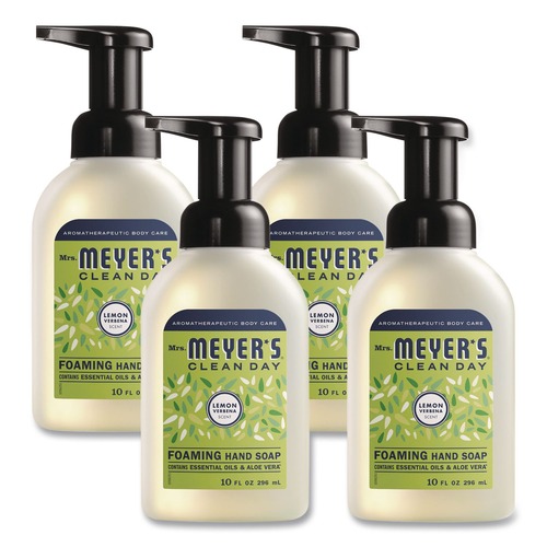 Hand Soaps | SC Johnson SJN383417 10 oz Clean Day Foaming Hand Soap - Lemon (4/Carton) image number 0