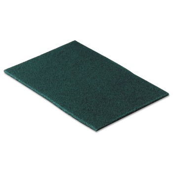 Scotch-Brite PROFESSIONAL 96CC 6 in. x 9 in. Commercial Scouring Pad 96 - Green (10/Pack)