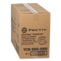 Food Containers & Lids | Pactiv Corp. YCI810500000 ClearView SmartLock 5.25 in. x 5.25 in. x 2.5 in. 11 oz. Hoagie Container Plastic Hinged Lid Container - Clear (375/Carton) image number 2