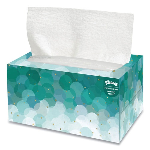 Perforated Roll & Hand Towels | Kleenex 11268 1-Ply 9 in. x 10 in. POP-UP Box Ultra Soft Hand Towels - White (70/Box) image number 0