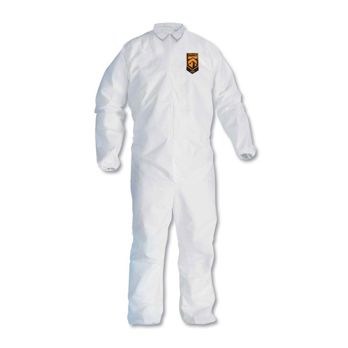 Cleaning Cloths & Wipes | Ansell KCC 46105 A30 Elastic-Back and Cuff Coveralls - Double Extra Large, White (25/Carton) image number 0
