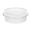 Food Containers & Lids | Karat FP-PSBL203-OPS Plastic Lid for 48 oz. Food Bucket - Clear (270/Carton) image number 2
