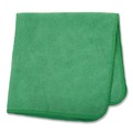 Cleaning Cloths & Wipes | Rubbermaid Commercial 1820582 16 in. x 16 in. Microfiber Cleaning Cloths - Green (24/Pack) image number 1