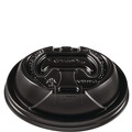 Cup Lids | Dart OPT1224TGB Optima Reclosable Lids for Hot Paper Cups Fits 12 oz. to 24 oz. Hot Paper Cups - Black (1200/Carton) image number 1