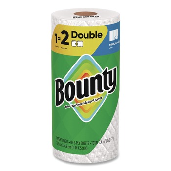  | Bounty 80798319 Select-a-Size 5.9 in. x 11 in. 2-Ply Kitchen Roll Paper Towels - White (24/Carton)