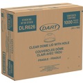 Cup Lids | Dart DLR626 PET Ultra Clear Dome Cold Cup Lids Fits 16 oz. to 24 oz. Cups - Clear (1000/Carton) image number 2
