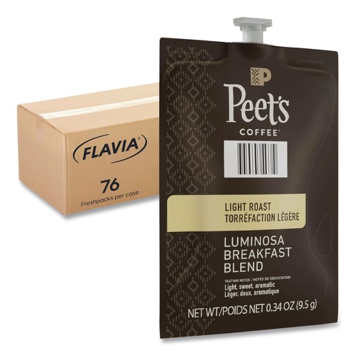 Coffee - Caffeinated | FLAVIA 48037 Peet's Coffee Colombia Luminosa - Breakfast Blend (76/Carton) image number 0