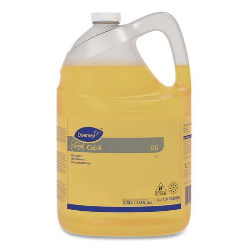 Lime & Rust Removers | Diversey Care 101103005 1 Gallon Liquid Suma Calc Descaler (4/Carton) image number 0