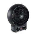 Facility Heaters | Alera ALEHEFF10B 1500 Watts 8.25 in. x 4.37 in. x 9.5 in. Heater Fan - Black image number 1
