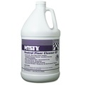 Floor Cleaners | Misty 1033704 1 Gallon Bottle Neutral Floor Cleaner EP - Lemon (4/Carton) image number 1