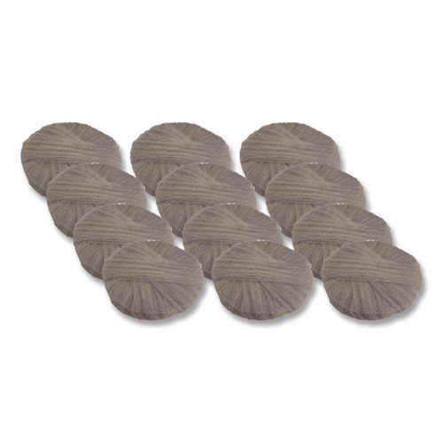 Floor Pads-Stripping | GMT 120203 20 in. Diameter Grade 3 Cleaning and Polishing Radial Steel Wool Pads - Gray (12/Carton) image number 0