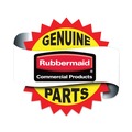 Casters | Rubbermaid Commercial FG7570L20000 3 in. Soft Rubber Wheel Grip Ring Stem Replacement Bayonet-Stem Swivel Casters - Black image number 6