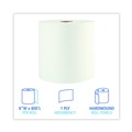 Perforated Roll & Hand Towels | Boardwalk BWK35XTRA 1-Ply 8 in. x 800 ft. Xtra Roll Towels - White (6 Rolls/Carton) image number 4