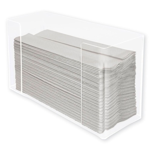 Towel Dispensers | Kantek AH190 12.5 in. x 4.4 in. x 7 in. Multifold Paper Towel Dispenser - Clear image number 0