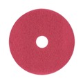 Floor Pads-Cleaning, Buffing & Polishing | Boardwalk BWK4018RED 18 in. Diameter Buffing Floor Pads - Red (5/Carton) image number 0