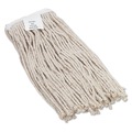 Mop Heads | Boardwalk BWK2016CEA #16 Cut-End Cotton Wet Mop Head - White image number 0