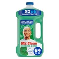 All Purpose Cleaners & Degreasers | Mr. Clean 80749542 64 oz. Bottle Multipurpose Cleaning Solution with Febreze - Meadows and Rain (4/Carton) image number 2
