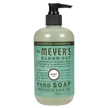 SC Johnson 651344 Clean Day 12.5 oz Liquid Hand Soap - Basil Scent