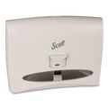 Toilet Seat Cover Dispensers | Scott 09505 17.5 in. x 2.25 in. x 13.25 in. Personal Seat Cover Dispenser - White image number 2