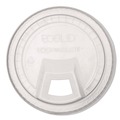 Cup Lids | Eco-Products EP-FLCS 1000-Piece/Carton GreenStripe 9 - 24 oz. Cold Cup Sip Lids - Clear image number 0