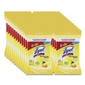 Cleaning Cloths & Wipes | LYSOL Brand 19200-99799 6.69 in. x 7.87 in. 1-Ply Disinfecting Wipes Flatpacks - Lemon and Lime Blossom White (24/Carton) image number 0