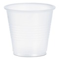 Cups | Dart Y35 3.5 oz. High-Impact Polystyrene Cold Cups - Translucent (100/Pack) image number 1