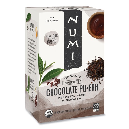 Tea | Numi 10360 Organic Tea - Chocolate Puerh (16/Box) image number 0