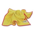 Cleaning Cloths & Wipes | Unger MF40Y 16 in. x 15 in. SmartColor Heavy-Duty MicroWipes - Yellow/Red (10/Pack) image number 3