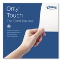 Perforated Roll & Hand Towels | Kleenex 13254 9.4 x 12.4 in. Premiere Folded Towels - White (120/Pack, 25 Packs/Carton) image number 5