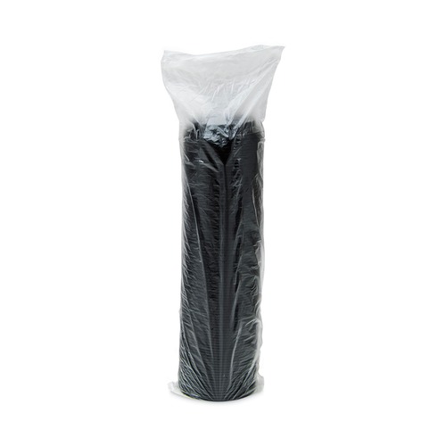 Cup Lids | Dart 16ELBLK Cappuccino Dome Sipper Lids Fits 12 oz. to 24 oz. Hot Cups - Black (1000/Carton) image number 0