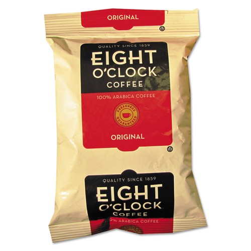 Coffee - Caffeinated | Eight O'Clock COF320840 2 oz Regular Ground Coffee Fraction Packs - Original (42/Carton) image number 0