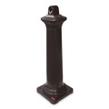 Smoking Receptacles | Rubbermaid Commercial FG9W3000BLA GroundsKeeper Tuscan 13 in. x 13 in. x 38.38 in. Receptacle - Black image number 0