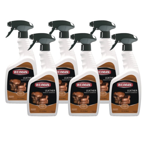 Industrial Cleaning Products | WEIMAN 107 22 oz. Trigger Spray Bottle Leather Cleaner and Conditioner - Floral Scent (6/Carton) image number 0