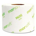 Perforated Roll & Hand Towels | Morcon Paper M600 Morsoft 2-Ply Septic-Safe Controlled Bath Tissue - White (600 Sheets/Roll, 48 Rolls/Carton) image number 2