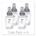 Soap Refills | GOJO Industries 8711-04 700 mL Clear and Mild Foam Handwash Refill for ADX-7 Dispenser - Fragrance-Free (4/Carton) image number 4