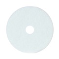 Floor Pads-Cleaning, Buffing & Polishing | Boardwalk BWK4018WHI 18 in. Diameter Polishing Floor Pads - White (5/Carton) image number 1