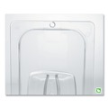 Perforated Roll & Hand Towels | Rubbermaid Commercial FG331000CLR 12 in. x 18 in. Food/Tote Box Lids - Clear image number 2