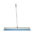 Mops | Bona WM710013471 60 in. Wide Microfiber Head SuperCourt Athletic Floor Care System - Silver/Blue Aluminum Handle image number 1