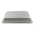 Perforated Roll & Hand Towels | Handi-Foil 201970 12.19 in. x 20.75 in. Full-Size Deep Aluminum Steam Table Pans (50/Carton) image number 3
