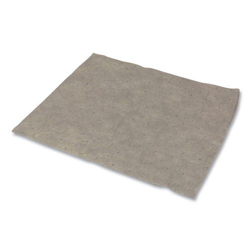 Sorbents | HOSPECO AS-MAB-PGV TASKBrand All Sorb 15 in. x 18 in. 0.22-Gallon Industrial Sorbent Pad - Gray (100/Pack) image number 0