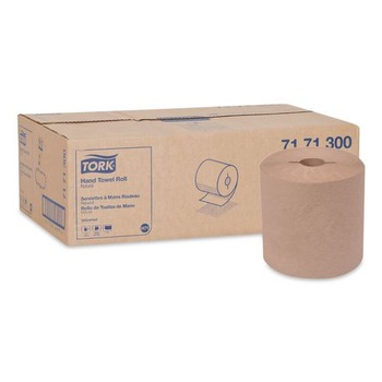 Tork 7171300 7.5 in. x 800 ft. Universal Notched Hand Towel Roll - Natural (6 Rolls/Carton)