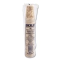 Cups | SOLO 378MS-0029 8 oz. Printed Mistique Polycoated Hot Paper Cup - Brown (1000/Carton) image number 3