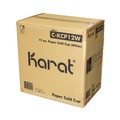 Cups | Karat C-KCP12W 12 oz. Double Poly Paper Cold Cups - White (1000/Carton) image number 3