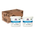Cleaning Cloths & Wipes | Clorox Healthcare 30358 12 in. x 12 in. 1-Ply Bleach Germicidal Wipes - Unscented, White (110/Bucket, 2 Buckets/Carton) image number 1
